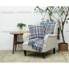 C&F Home Lawson Lake Plaid Woven Throw Pillow, 18" x 18" - 2 of 4