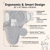 3pk Soothe Wren Swaddle Sleep Sacks, Organic Newborn Swaddles Wrap 0-3 Months, Soft Baby Wearable Blanket - 3 of 4