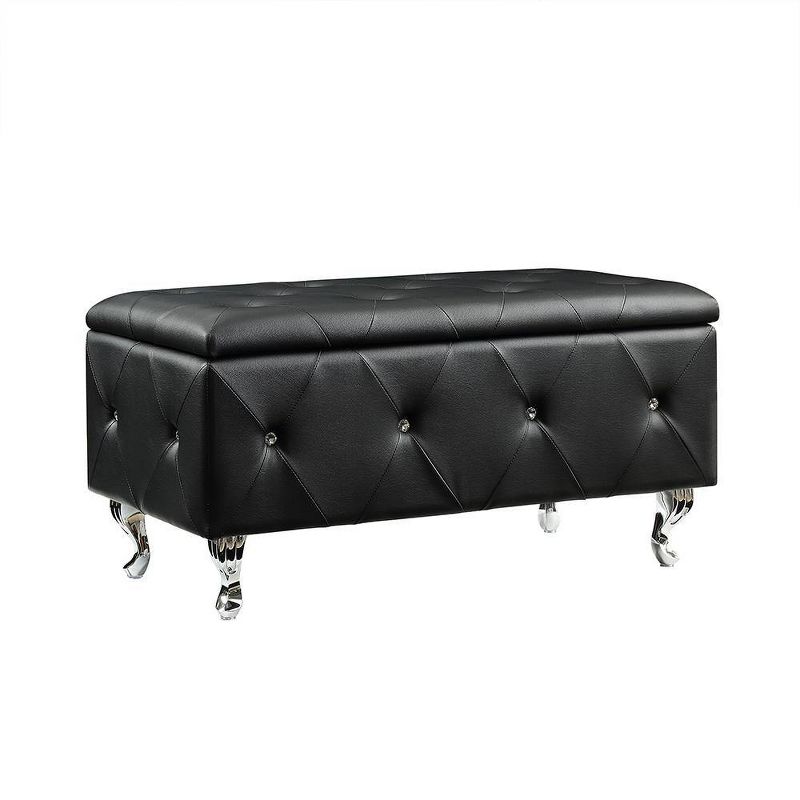 Crystal Tufted Storage Bench - Christies Home Living
, 1 of 11