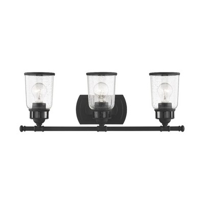 Livex Lighting Lawrenceville 3 - Light Vanity in  Black