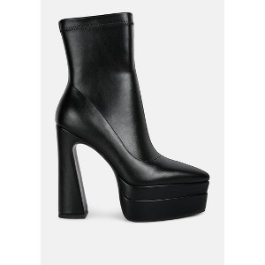 Dextra High Platform Ankle Boots - 1 of 4