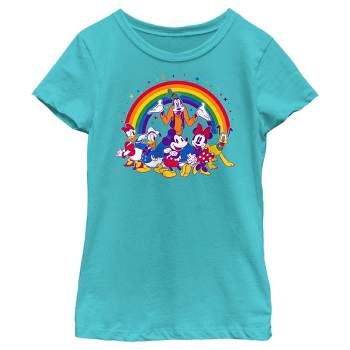 Kids Mickey & Friends Groups All Here Pride T-Shirt