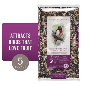 Songbird Selections Berry Burst with Mixed Nuts Wild Bird Seed Wild Bird Food 5 lb - 1 of 1