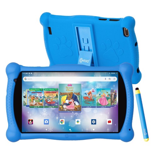 Contixo 7 Android Kids 32gb Tablet (2023 Model), Includes 50+ Disney  Storybooks & Stickers, Protective Case With Kickstand & Stylus : Target