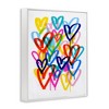 Stupell Industries Urban Graffiti Hearts, 11" x 14" - 3 of 4