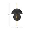 Lark Lou 1 - Light Sconce in  Black - 3 of 4