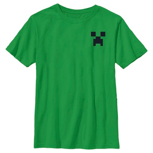 Boy's Minecraft Faux Pocket Creeper T-Shirt - image 1 of 4