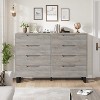 7 Dresser For Bedroom, 47.2" Wide Dresser, Freestanding Vertical Drawer Cabinet With Storage, Wooden Closet Storage Chest For Living Room - 3 of 4