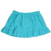 RuffleButts Girls Swim Bow Skirt Cover-Up - Bright Aqua, 12/14 - 2 of 4