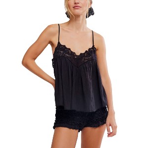 intimately fp Women's Woven Lace Cami - Black L : Target