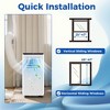 Tangkula 8000 BTU Portable Air Conditioner 3 in 1 Floor AC Unit w/ Fan & Dehumidifier Quiet Air Cooler - 3 of 4