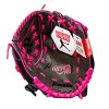 Franklin Sports PVC Windmill Series Right Handed Thrower Softball Glove - Gray/Pink Mesh (11.0") - 3 of 3