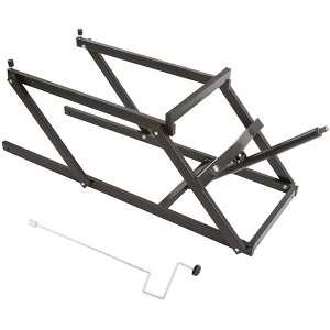Black Ice Snowmobile Lift Jack with Manual Hand Crank, Rubber-Coated Lift Pads and 700 Pound Capacity for Repairs, Maintenance or Storage - 1 of 4