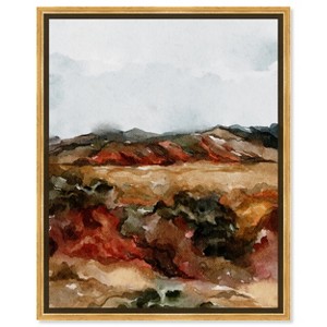 Art Remedy A Campfire Landscape Wall Art Framed - 1 of 4