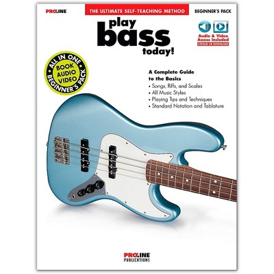 Proline Proline Play Bass Today Beginner's Pack Book/Audio & Video Online