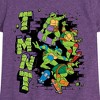 Girls' - Teenage Mutant Ninja Turtles - Skateboards Fitted Short Sleeve Graphic T-Shirt - 2 of 4