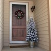 Home Heritage 4.5 Feet Entry Way PVC Pre Lit Artificial Christmas Tree w/ Stand - image 2 of 4