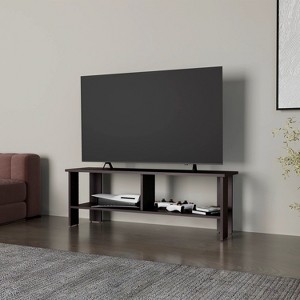 Sapphtopaz Modern TV Stand for TVs Up to 60" with Open Storage Shelves Entertainment Center Table Simple Durable Entryway Table for Living Room - 1 of 4