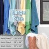 BAGOKIE 6 Piece Cotton Absorbent Luxury Lightweight Towel Set - 4 of 4