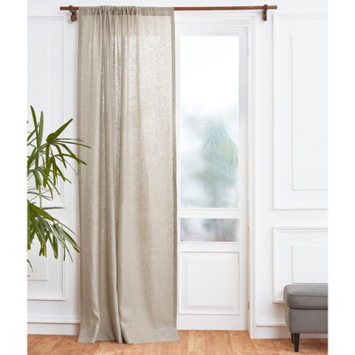 Solino Home Linen Curtain With Rod Pocket For Living Room, Bedroom