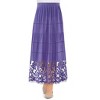 Collections Etc Lace Border Tiered Details Elasticized Waist Skirt - 4 of 4