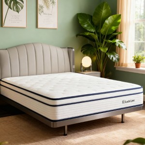 Gaoyangjiaju 12 Inch Hybrid Mattress with Individually Wrapped Coils  Tencel Fabric, 54 x 75 Inch for Bedroom - 1 of 4