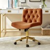 Nigel Modern Flannel Office Chair with Tilt and Adjustable Height Mecha|HULALA HOME - 2 of 4