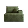Whisen Convertible Sleeper Sofa Bed, Plush Corduroy Fabric, Back Support with Pillow - 4 of 4