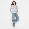 Women's Winnie the Pooh and Friends Short Sleeve Graphic T-Shirt - Blue - 3 of 3