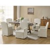 Arnold dining chair Set of 6 roll arms|ARTFUL LIVING DESIGN - 2 of 4