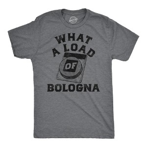 Mens Funny T Shirts What A Load Of Bologna Sarcastic Graphic Novelty Tee For Men - Crazy Dog Men's T Shirt - 1 of 4