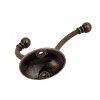 Unique Bargains Metal Door Hallway Bathroom Screw Mounted Wall Hooks Bronze 3.8"x1.38"x2.6" 5 Pcs - 3 of 4