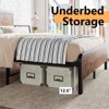 Queen Bed Frame with Wood Headboard Footboard - Farmhouse Platform with Metal Slat, No Box Spring Needed, Easy Assembly, Wooden Base Beds Foundation - 4 of 4