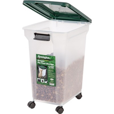 Remington 55 Qt Airtight Plastic Pet Food Storage Container