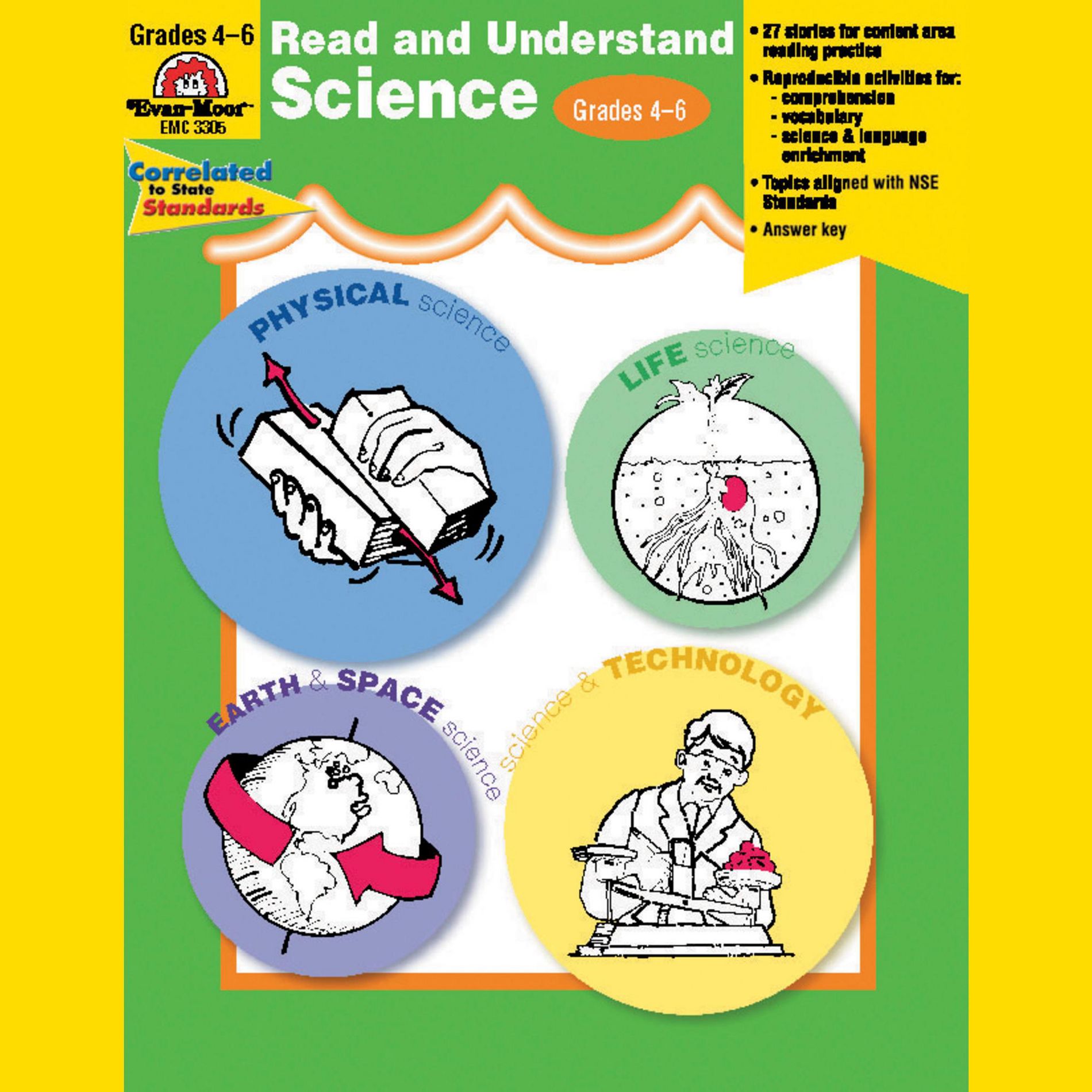 Evan-Moor Read and Understand Science, Grades 4 to 6