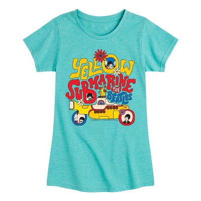 thumbnail image 2 of Azeeda 3-4 Years 'Yellow Submarine' Children's/Kid's T-Shirt (Black 2 of 13