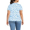 Lands' End Women's Relaxed Supima Cotton Crew Neck T-Shirt - 2 of 3