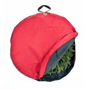 Northlight Direct Suspend Hanging Christmas Wreath Storage Bag - Fits Up To 36 Wreath - 1 of 4