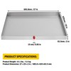 Washing Machine Pan Heavy Duty 304 Stainless Steel Washing Machine Tray with 4 Pcs Anti-Vibration Washing Machine Feet, Washer Pan - 2 of 4