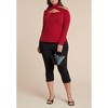ELOQUII Cross Front Cut Out Top - 4 of 4