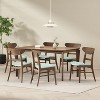 Christopher Knight Home Amesbury Wood and Fabric 7 Piece Dining Set - 2 of 4
