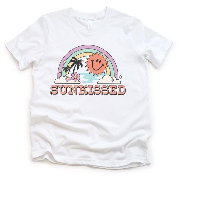 The Juniper Shop Sunkissed Rainbow Girls Short Sleeve Tee