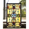 Chloe Lighting Jenice Tiffany-Style Victorian Stained-Glass Window Panel 26" Height - 3 of 3