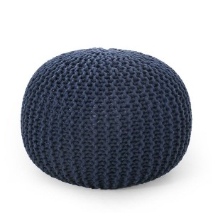 NicBex Oval Pouf for Bedroom,Ottoman for Living Room,Bedroom,Entryway - 1 of 4