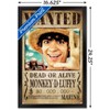Trends International Netflix One Piece - Luffy Wanted Framed Wall Poster Prints - 3 of 4