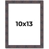 PosterPalooza | Photo Size Slim Profile Brown Frame - UV Acrylic, Foam Board Backing, Hanging Hardware - 2 of 4