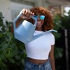Bloem Sparrow Watering Can, 1.5 Liter, Durable Plastic Long Spout, Steady Flow, Indoor or Outdoor Gardening, Blue Gray - 2 of 4