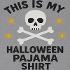 Rerun Island Women My Halloween Pajama Shirt Cross Skull Short Sleeve Graphic Cotton Baby Tee - 2 of 4