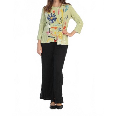 Women's Lulu Mineral Washed Ribbed Cotton Tunic Top - Jess & Jane