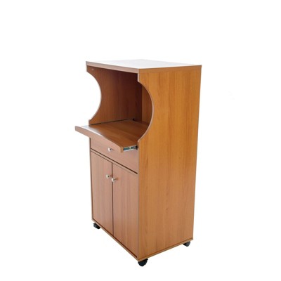 Microwave Cart Cherry - Home Source, Brown